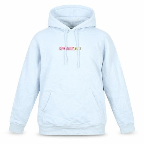 SpongeBob SquarePants Womens Blue Cotton Pullover Hoodie Size S Pullover - Is The Colour Of Happiness