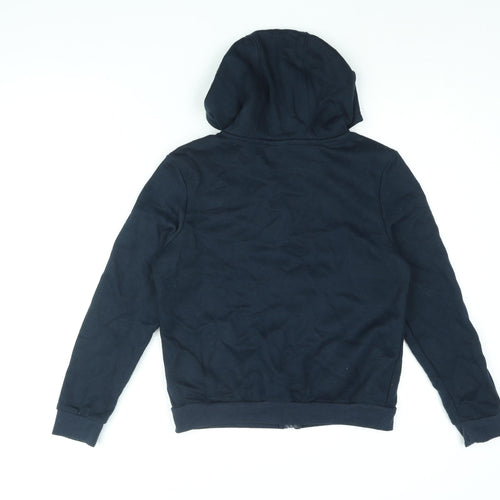 Slazenger Boys Black Cotton Full Zip Hoodie Size 11-12 Years Zip