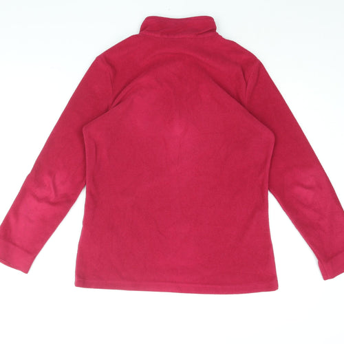 Regatta Womens Pink Polyester Pullover Sweatshirt Size 8 Zip