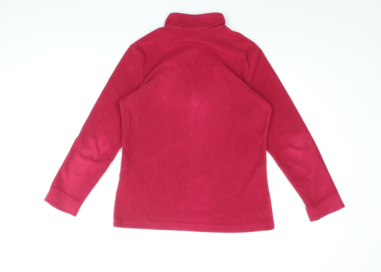 Regatta Womens Pink Polyester Pullover Sweatshirt Size 8 Zip