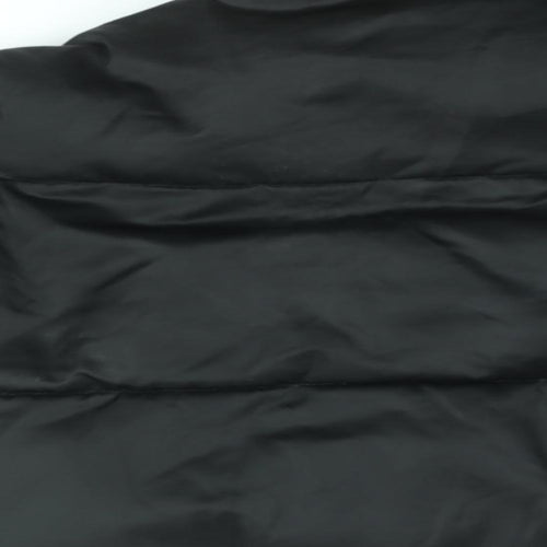 Urban Outfitters Womens Black Puffer Jacket Coat Size S Zip