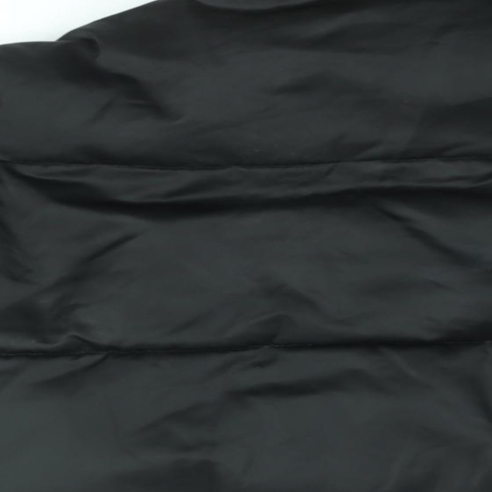 Urban Outfitters Womens Black Puffer Jacket Coat Size S Zip