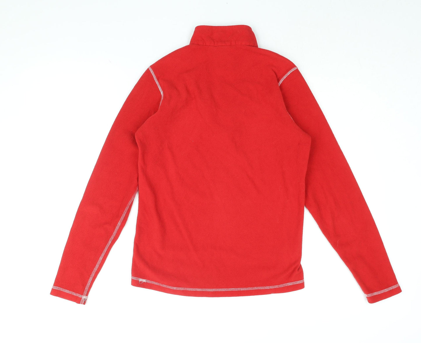 Cross Womens Red Polyester Pullover Sweatshirt Size S Zip