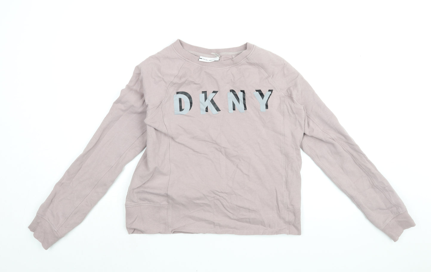 DKNY Womens Purple Polyester Pullover Sweatshirt Size S Pullover - DKNY