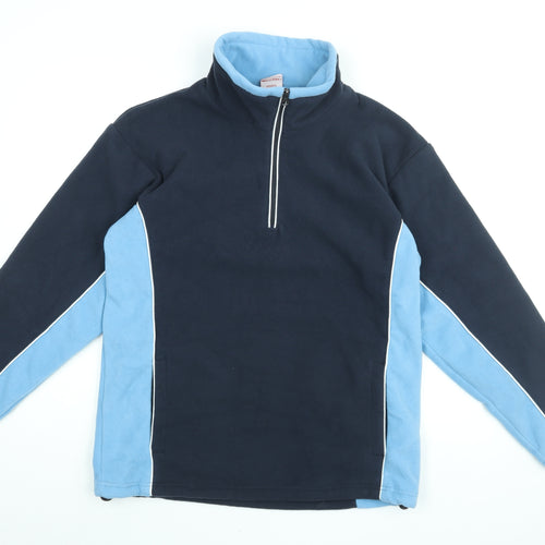 Result Mens Blue Polyester Pullover Sweatshirt Size S
