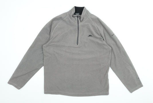 Trespass Mens Grey Polyester Pullover Sweatshirt Size L