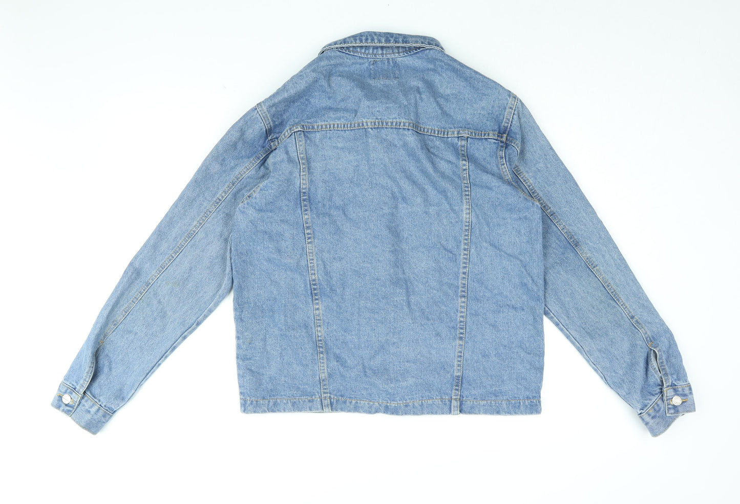 Boohoo Mens Blue Jacket Size M Zip