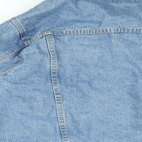 Boohoo Mens Blue Jacket Size M Zip