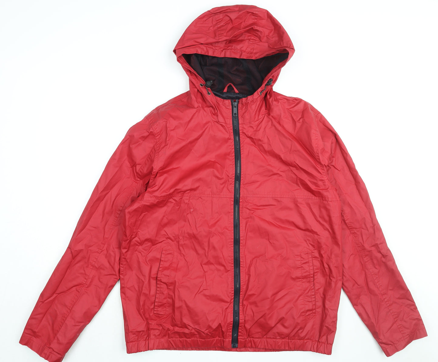 Burton Mens Red Jacket Coat Size L Zip