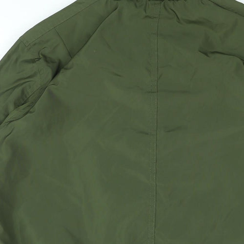 Topman Mens Green Bomber Jacket Jacket Size XS Zip