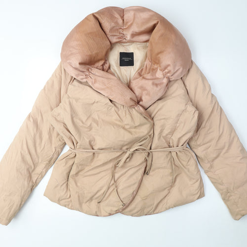 Max Mara Women's Beige Puffer Jacket Size M