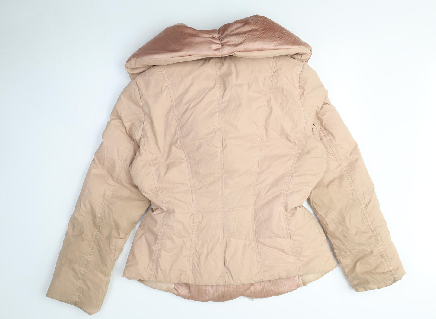 Max Mara Women's Beige Puffer Jacket Size M