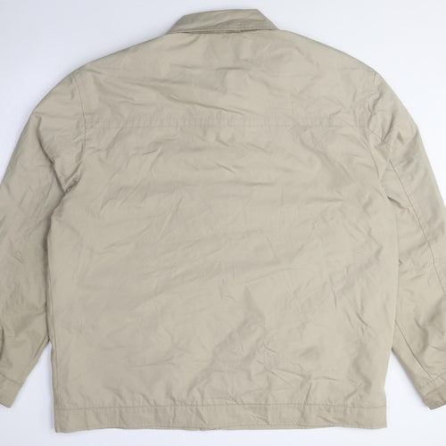 Greenwoods Men's Beige Windbreaker Jacket 3XL Casual