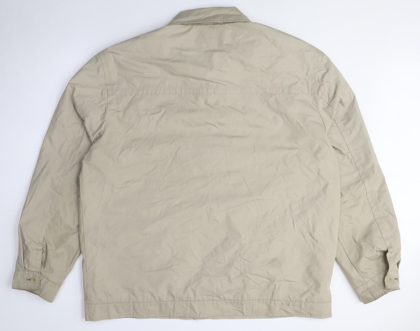 Greenwoods Men's Beige Windbreaker Jacket 3XL Casual
