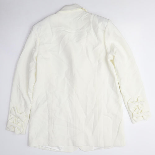 NOVALUXE Women's White Blazer Size M