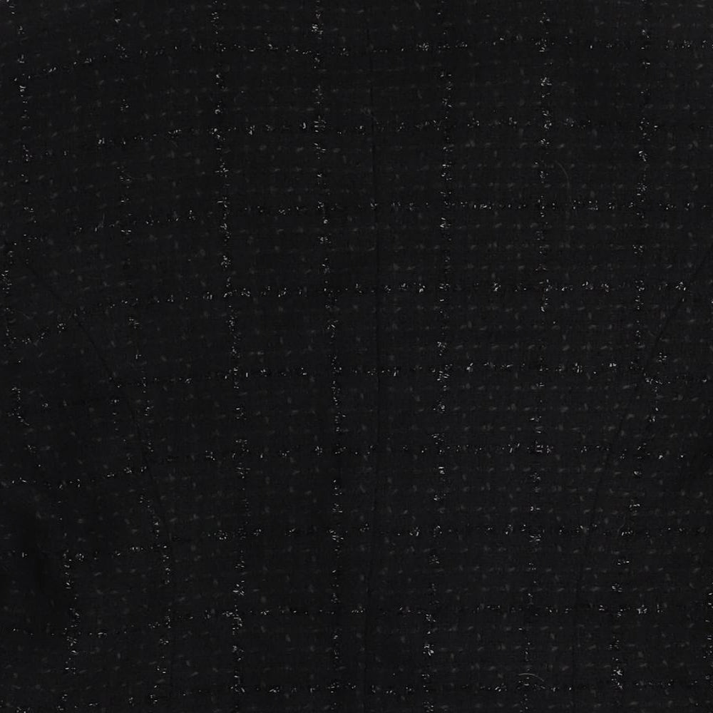 Charlotte Halton Women's Black Tweed Jacket UK 16