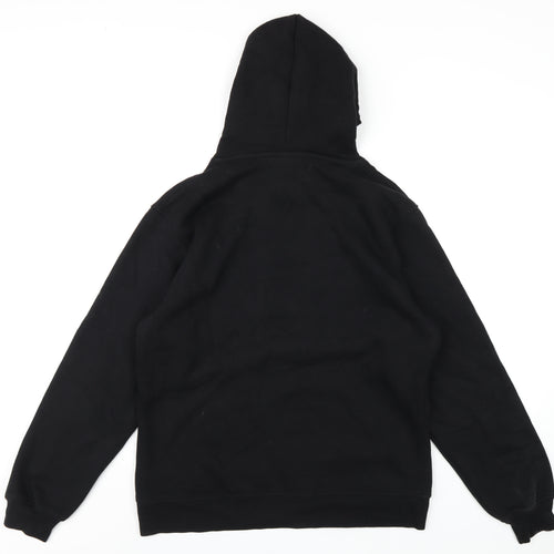 NICCE Mens Black Cotton Pullover Hoodie Size M