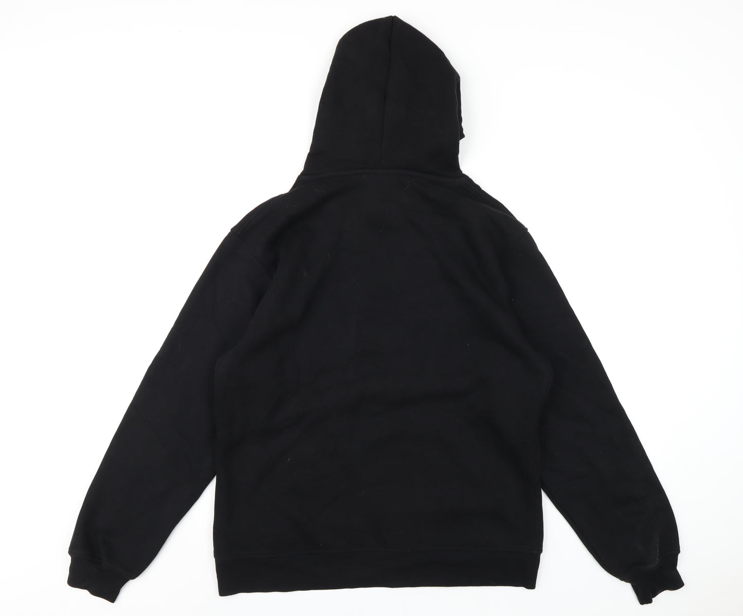 NICCE Mens Black Cotton Pullover Hoodie Size M