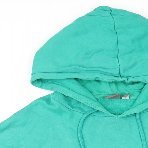 ASOS Mens Green Cotton Pullover Hoodie Size XL