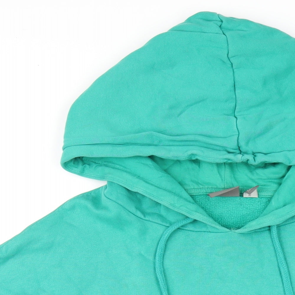 ASOS Mens Green Cotton Pullover Hoodie Size XL