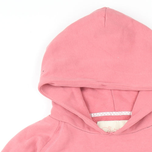 Animal Womens Pink Cotton Pullover Hoodie Size 12 Pullover