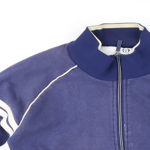 Sergio Tacchini Mens Blue Jacket Size L Zip