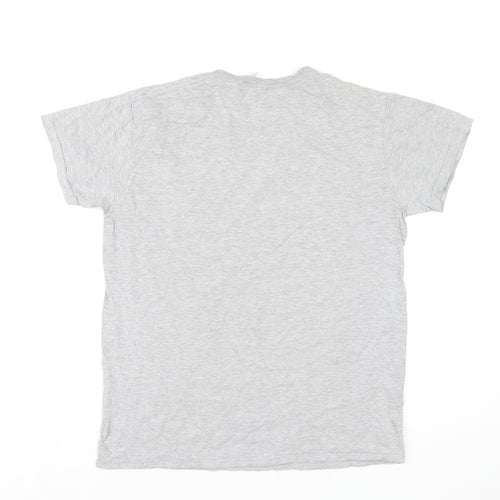 Biffy Clyro Mens Grey Cotton T-Shirt Size M Round Neck