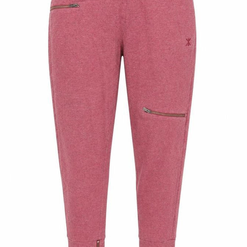 One Piece Womens Red Cotton Jogger Trousers Size M L32 in Regular