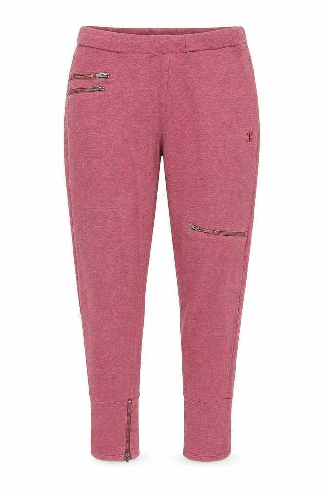 One Piece Womens Red Cotton Jogger Trousers Size M L32 in Regular