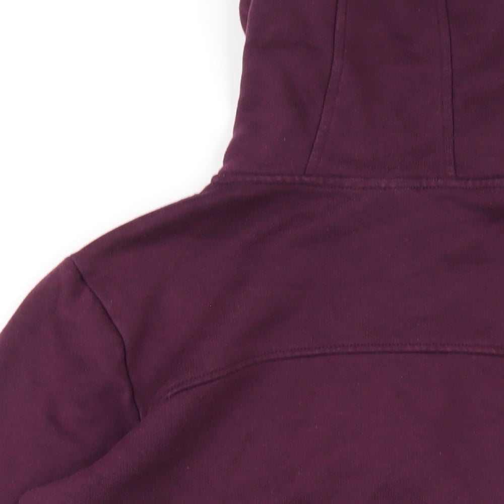 LA Gear Womens Purple Polyester Full Zip Hoodie Size 14 Zip