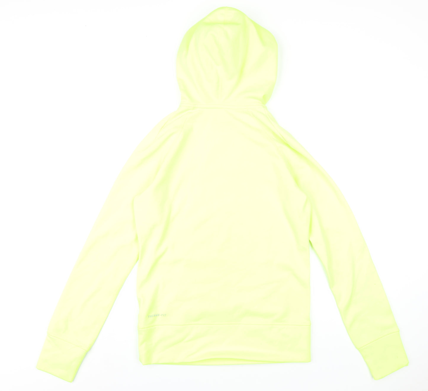 Nike Mens Yellow Polyester Pullover Hoodie Size S