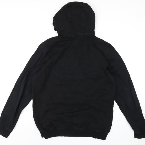 Meander Mens Black Cotton Pullover Hoodie Size XL