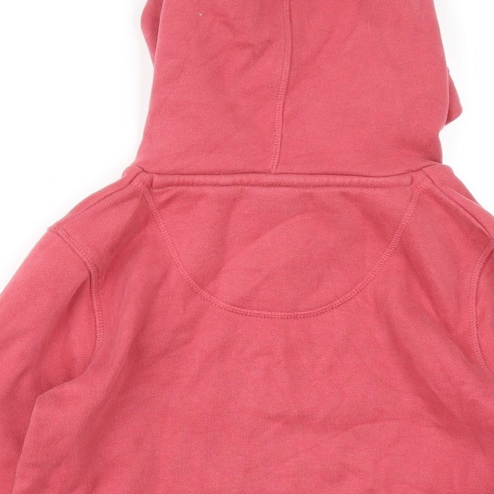 Fat Face Boys Red Cotton Pullover Hoodie Size 9-10 Years Pullover