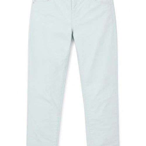 Monsoon Womens Blue Cotton Straight Jeans Size 12 L27 in Regular Zip