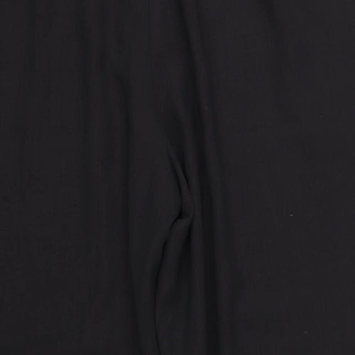 Jacques Vert Womens Black Polyester Trousers Size 22 L30 in Regular