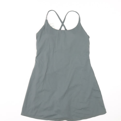 Halara Womens Green Nylon Camisole Tank Size M Scoop Neck Pullover - Workout Dress