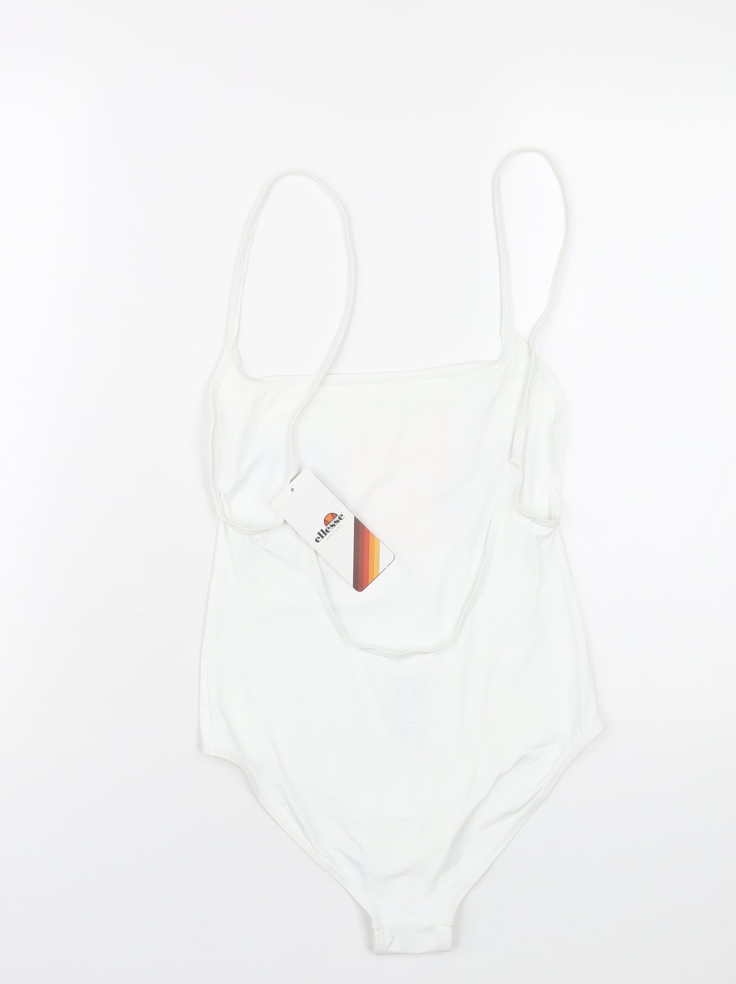 ellesse Womens White Polyester One Piece Size S