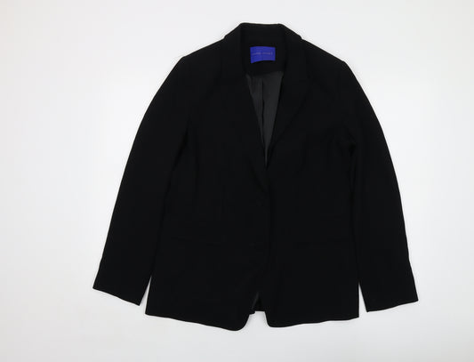 Winser London Womens Black Jacket Size 12 Button