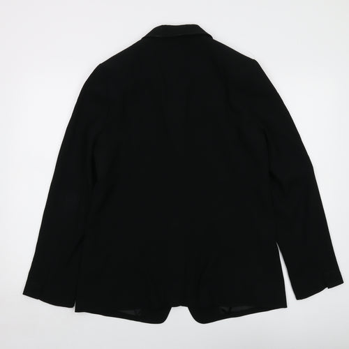 Winser London Womens Black Jacket Size 12 Button