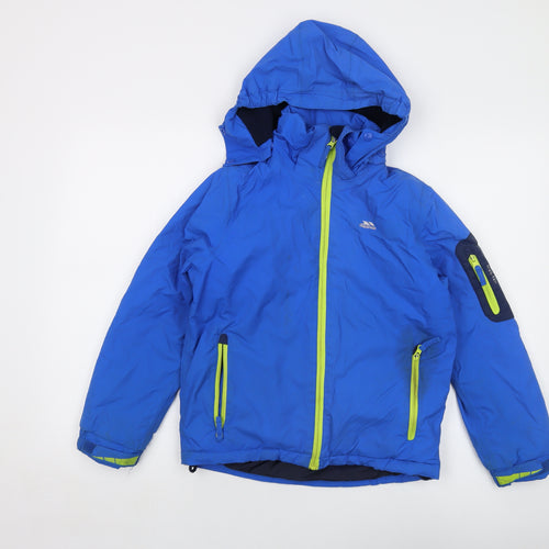 Trespass Boys Blue Jacket Size 9-10 Years Zip