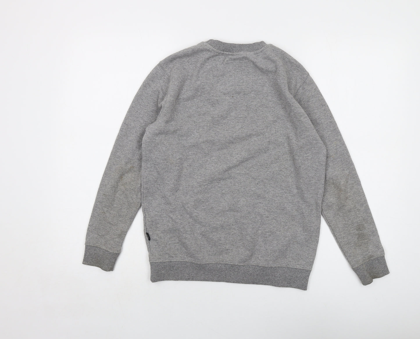 VANS Womens Grey Cotton Pullover Sweatshirt Size M Pullover