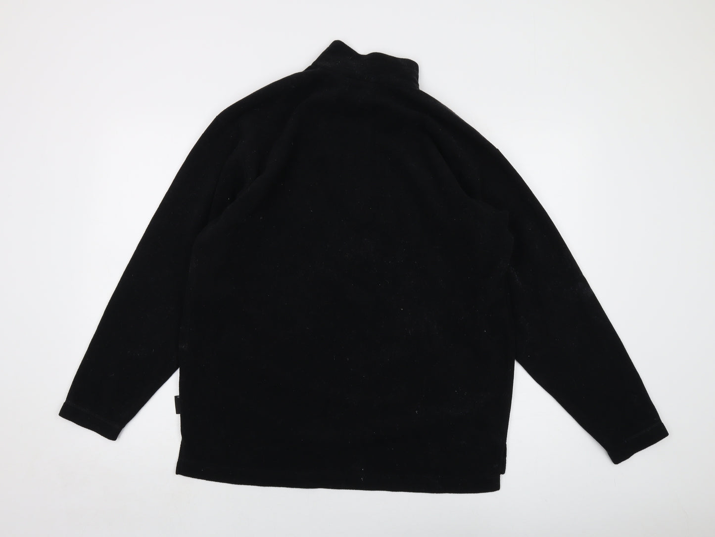 Jack Wolfskin Mens Black Polyester Pullover Sweatshirt Size L