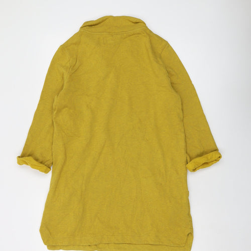 Seasalt Womens Yellow Cotton Pullover Sweatshirt Size 10 Pullover