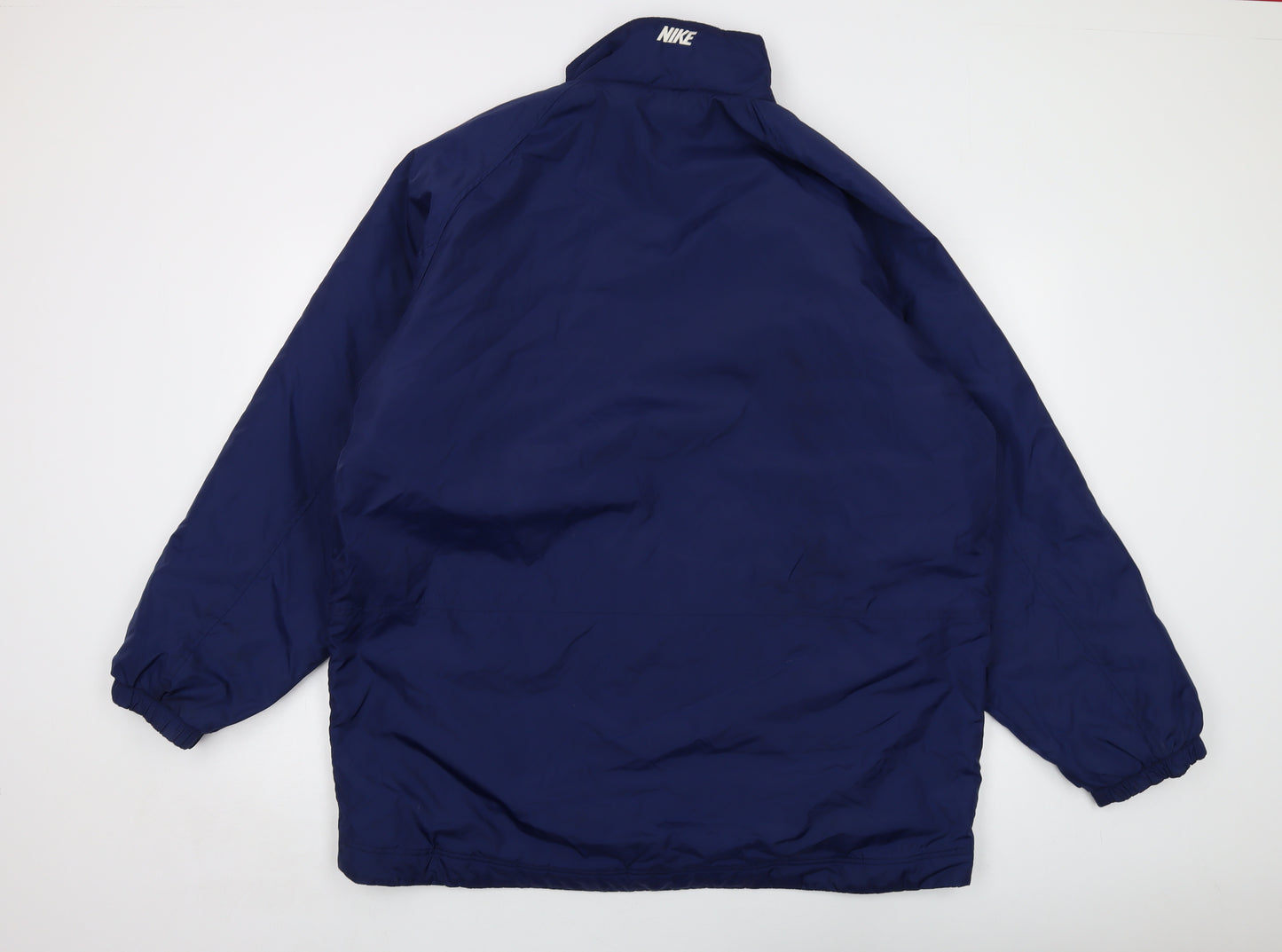 Nike Mens Blue Jacket Size L Zip