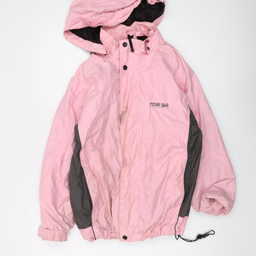 TOG24 Girls Pink Jacket Size 11-12 Years Zip