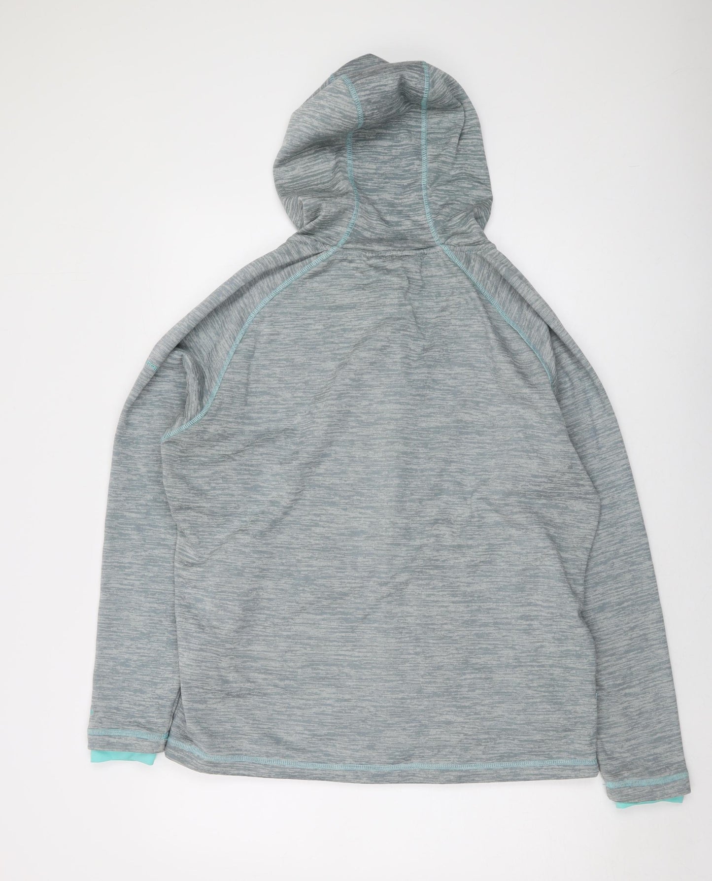 Trespass Mens Blue Polyester Full Zip Hoodie Size 2XL