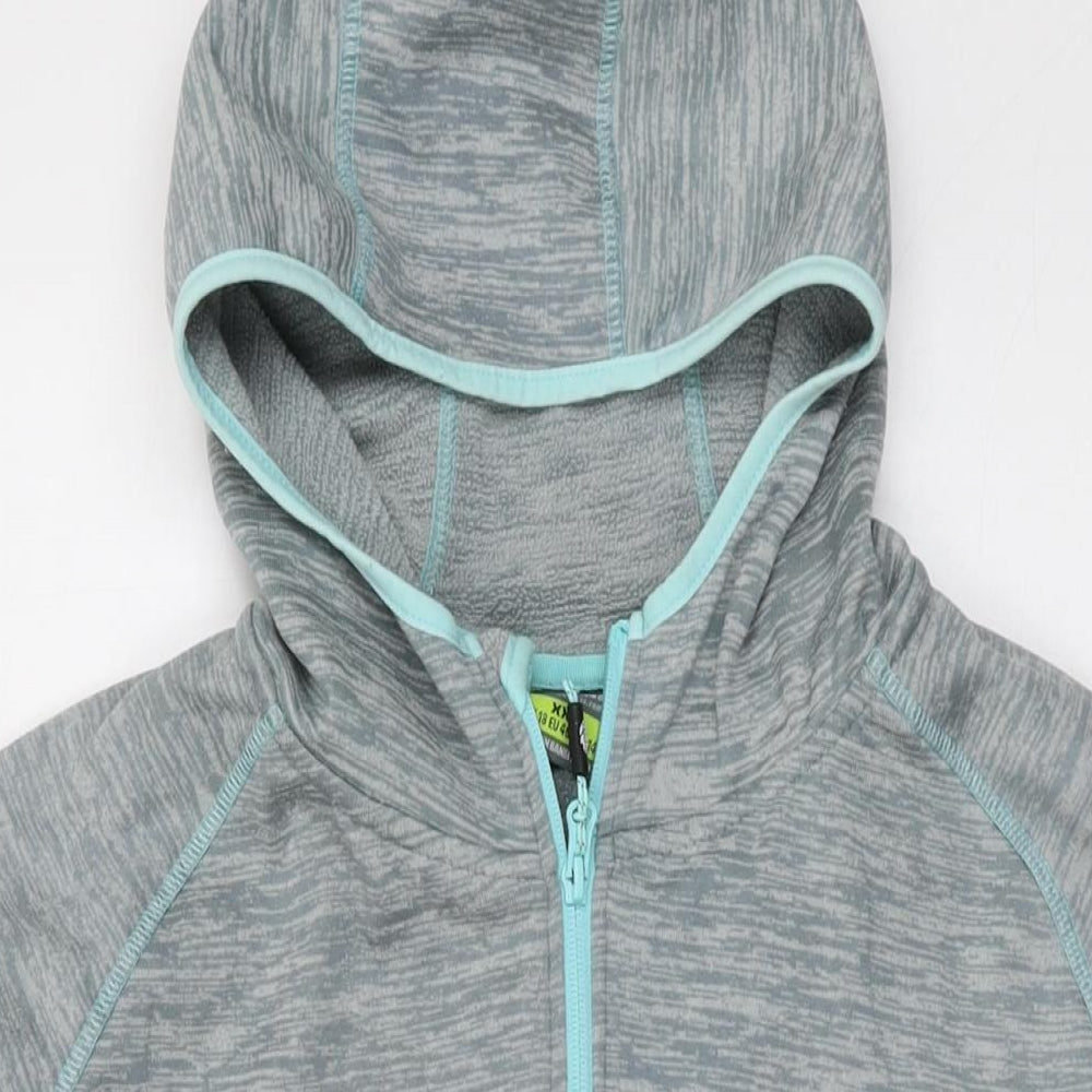 Trespass Mens Blue Polyester Full Zip Hoodie Size 2XL