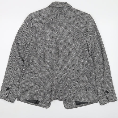 NEXT Womens Grey Jacket Size 16 Button