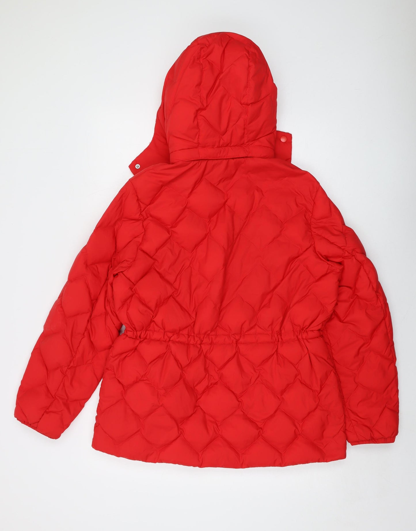 Marks and Spencer Womens Red Jacket Size 14 Zip