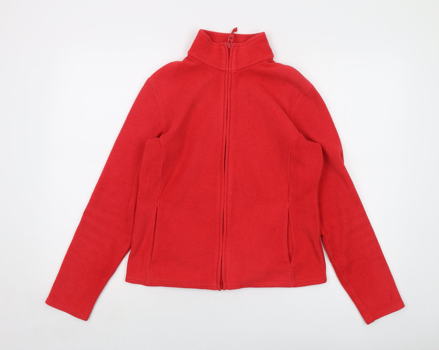 Marks and Spencer Womens Red Jacket Size 12 Zip